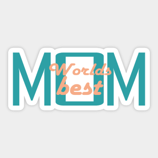 World Best Mom Sticker